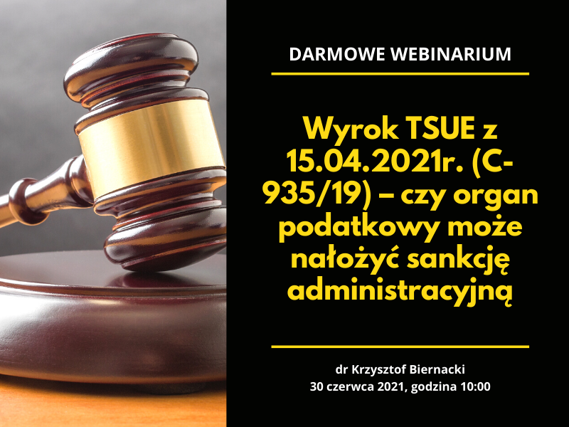 webinarium wyrok TSUE