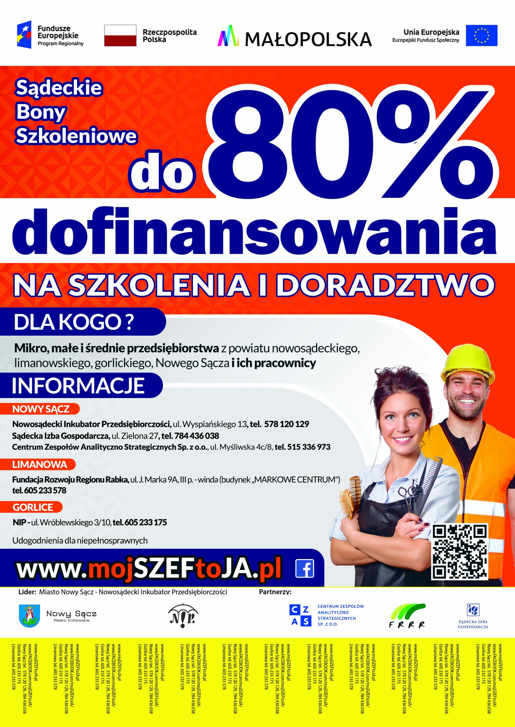 Projekt Sądeckie Bony Szkoleniowe