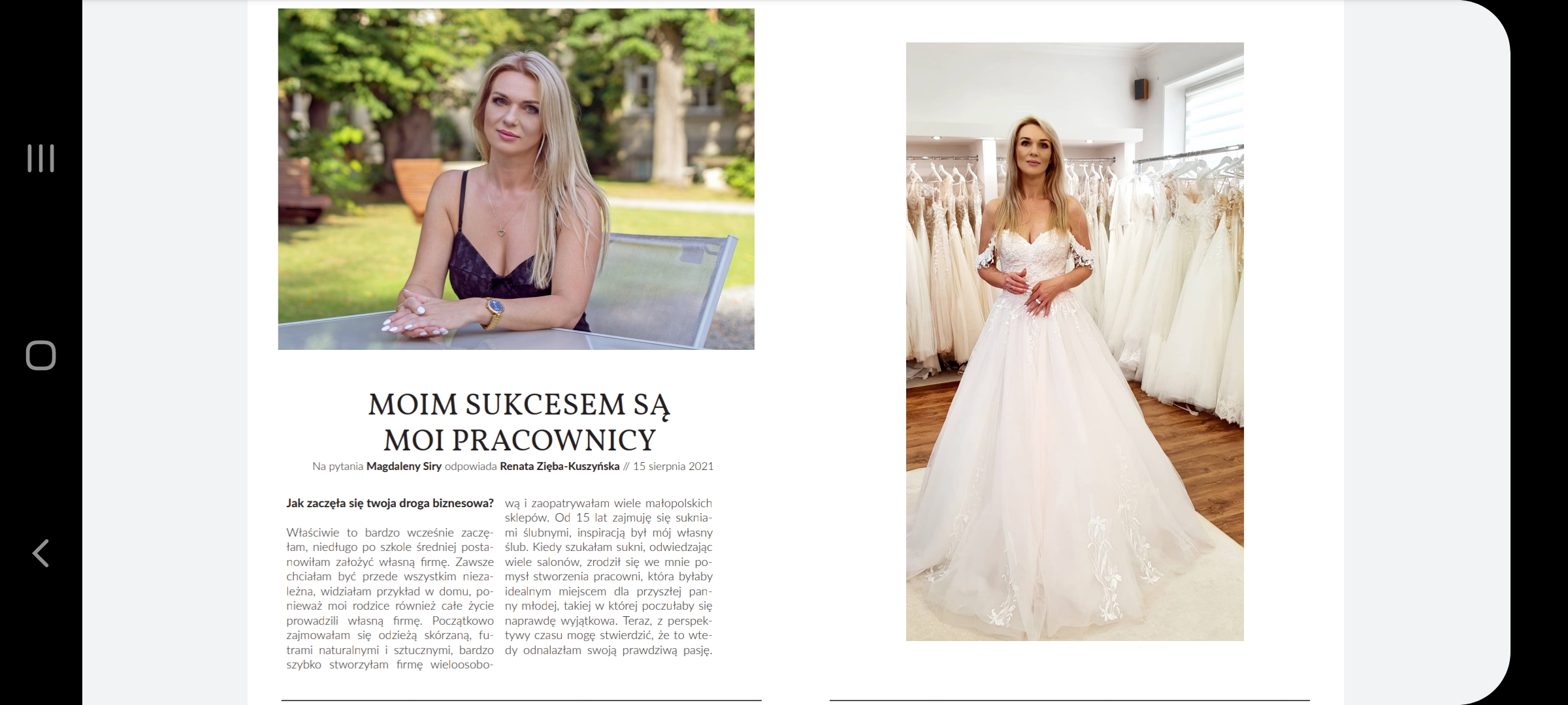 Nasza Rzemieślniczka Renata Zięba-Kuszyńska w May Lux Magazine