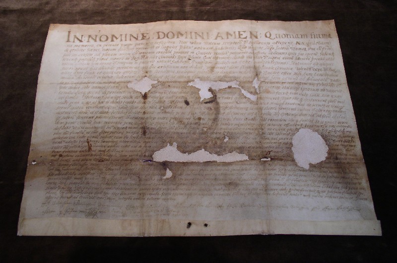 Statut cechu szewskiego z XVI w. (dokument pergaminowy, MRG nr inw. 884)